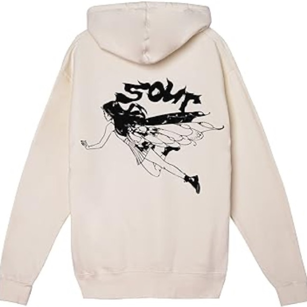 Olivia Rodrigo Distressed Sour Butterfly Hoodie XL